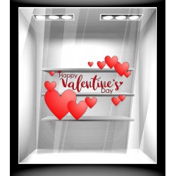 Αυτοκόλλητο βιτρίνας - Αγίος Βαλεντίνος 55